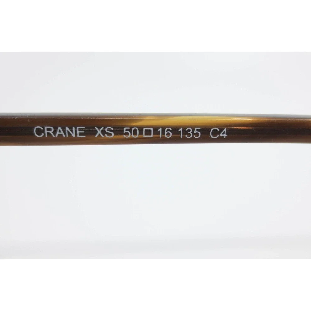 Eyebuydirect Crane XS Brown Tortoise Rectangular Eyeglasses Frames 50-16-135 C4
